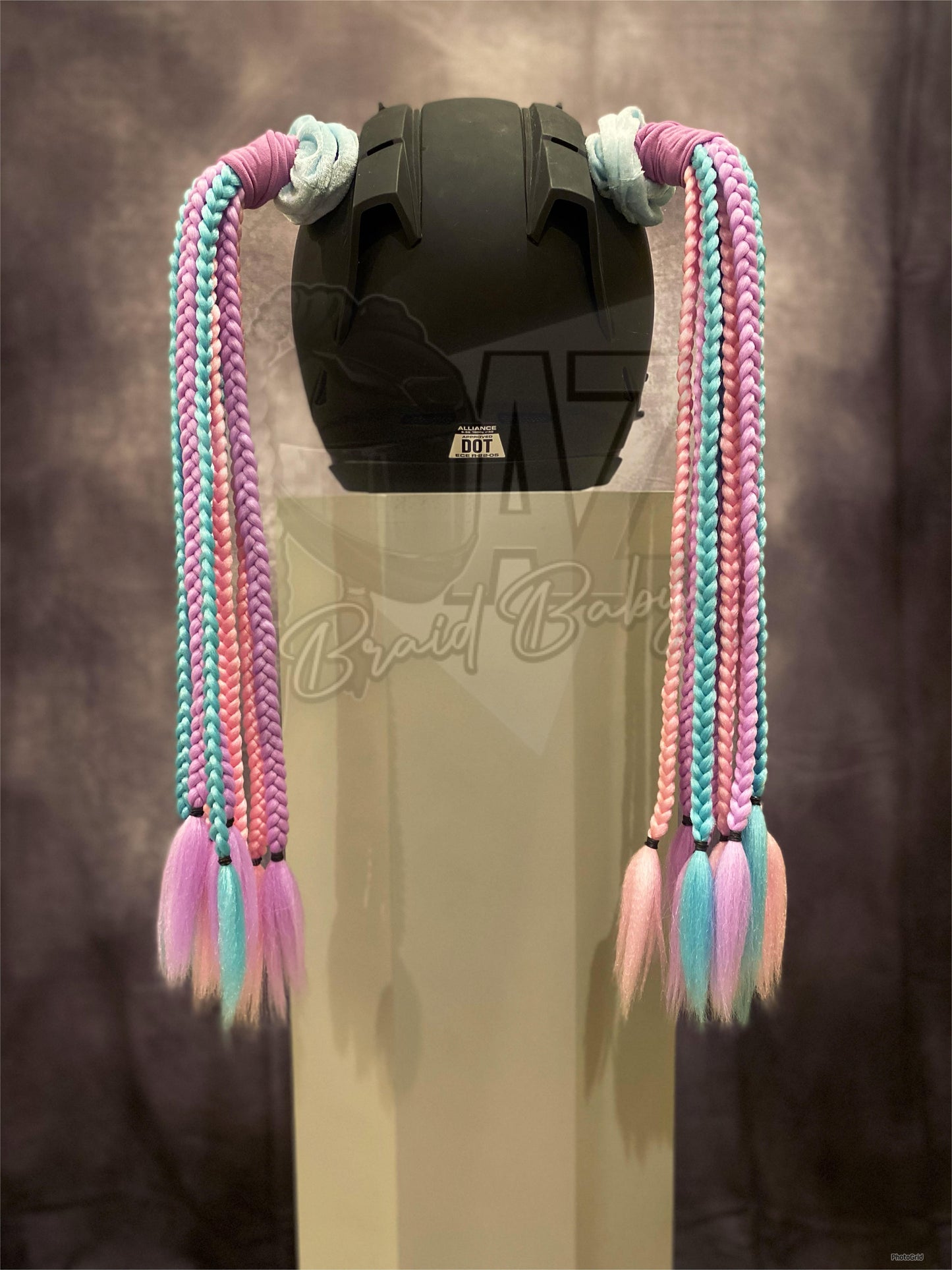 Pastel "Cotton Candy" Mini Braids