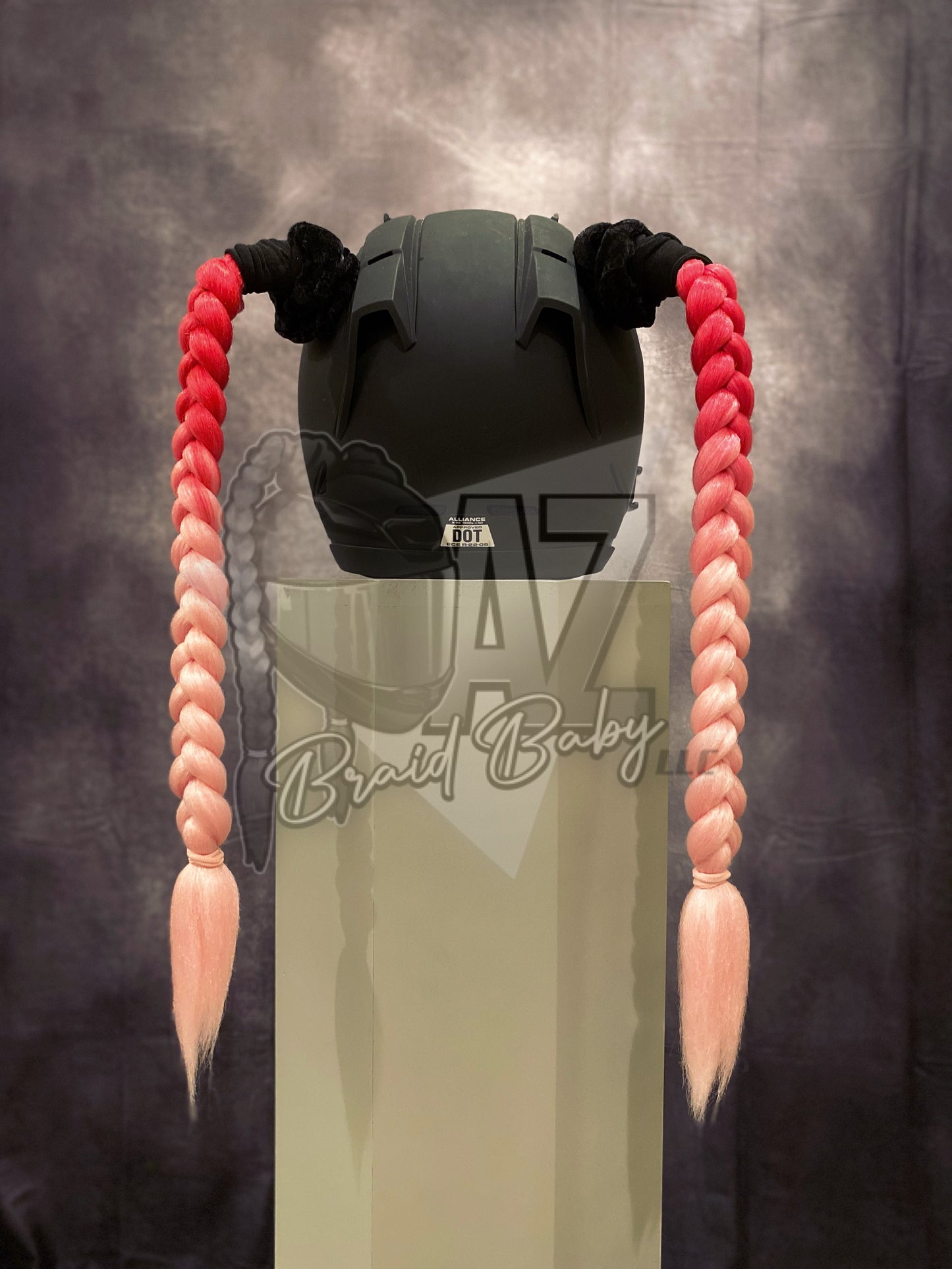 Hot Pink to Soft Pink Jumbo Braids