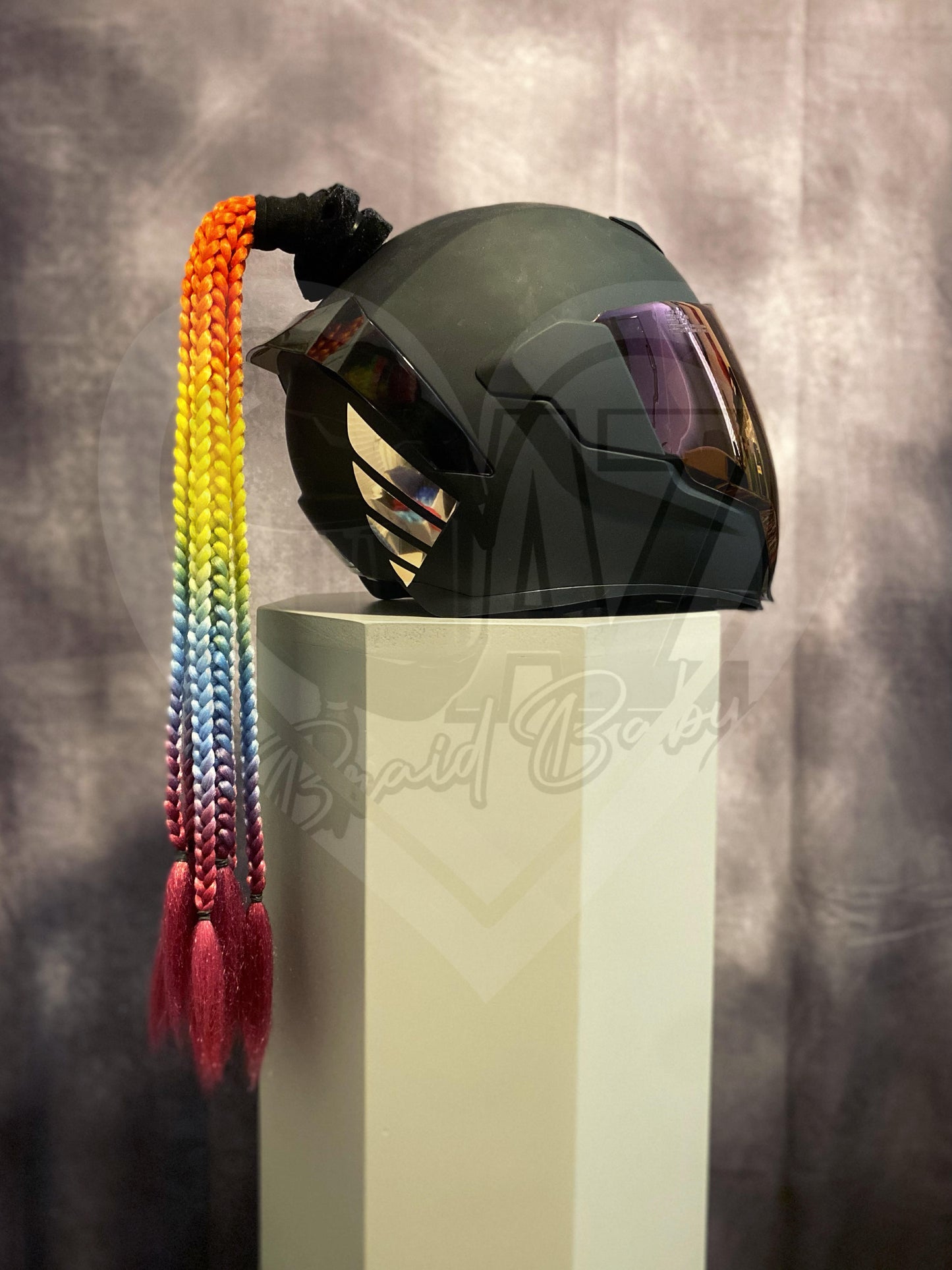Rainbow Mini Braids