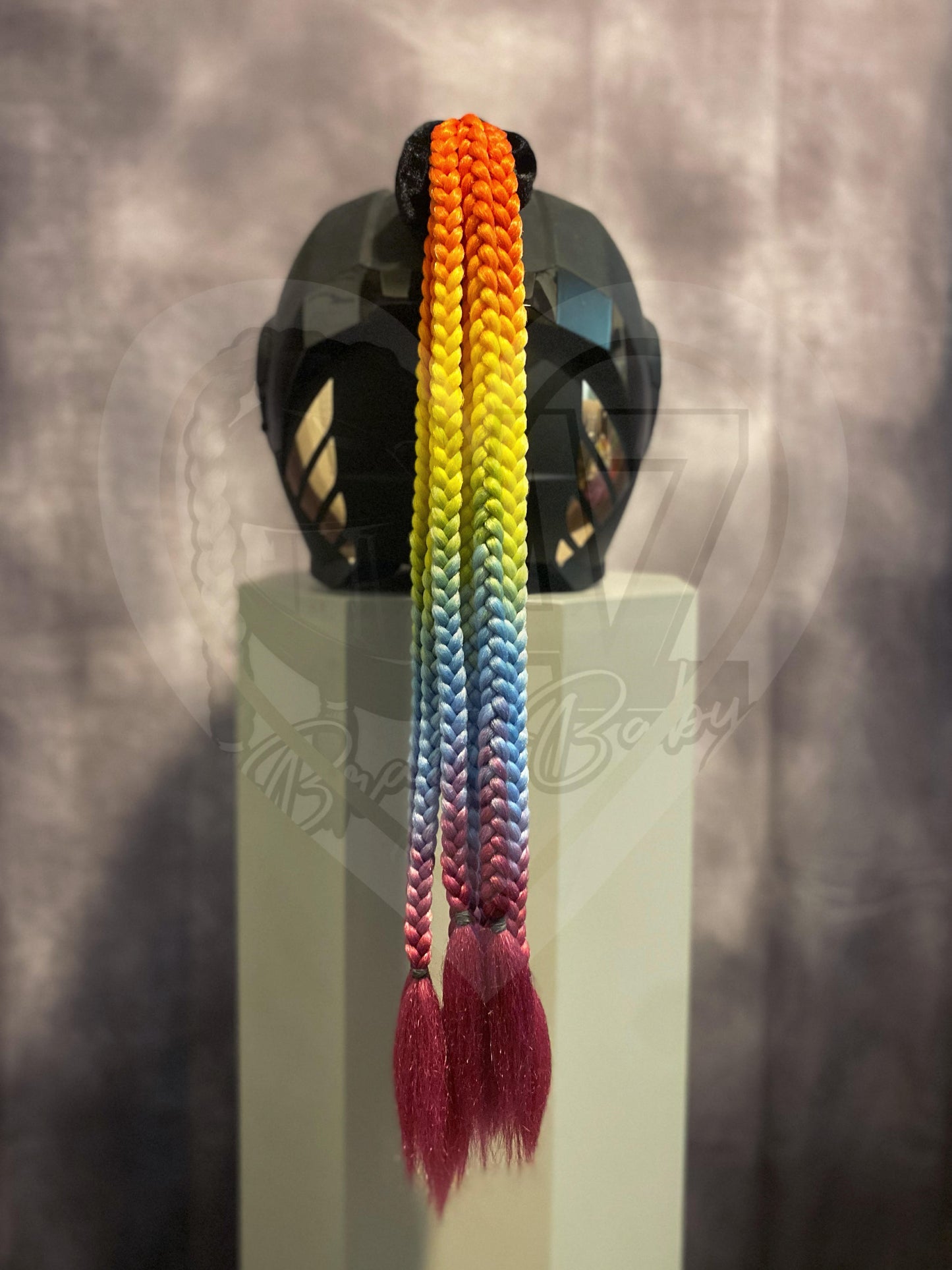 Rainbow Mini Braids