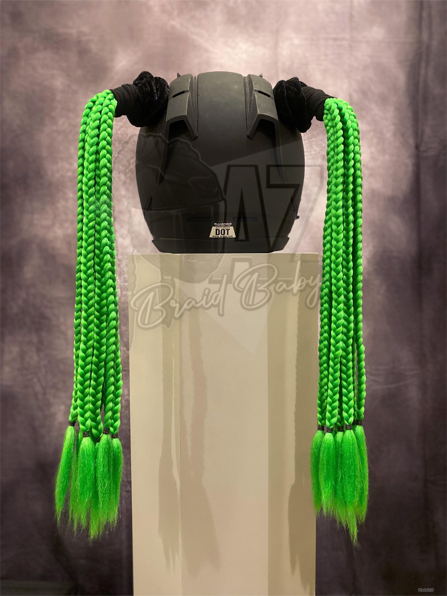 Slime Green Mini Braids