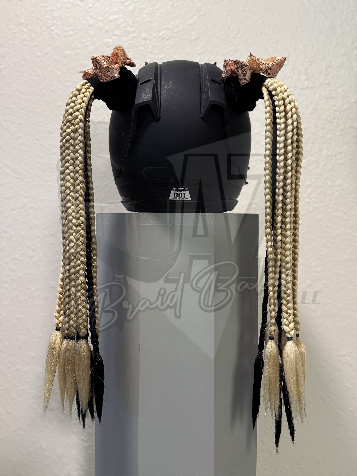 LE "RIP 2025" Motorcycle Helmet Braids