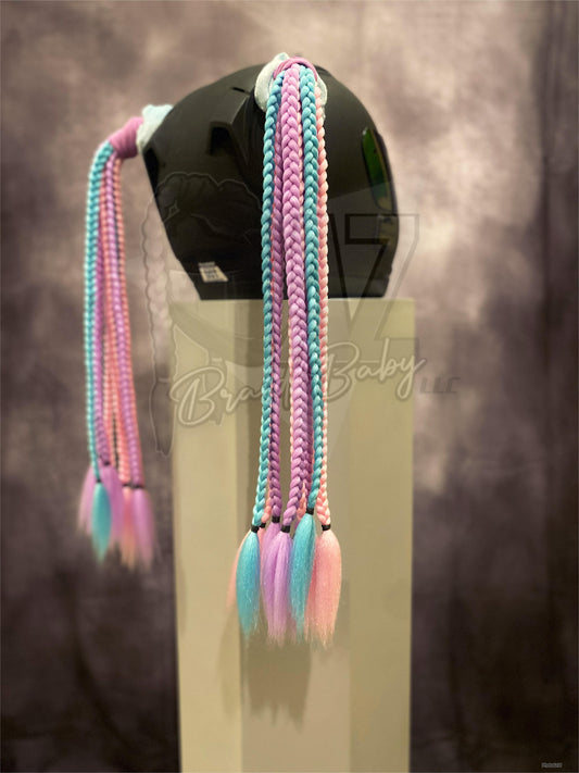 Pastel "Cotton Candy" Mini Braids