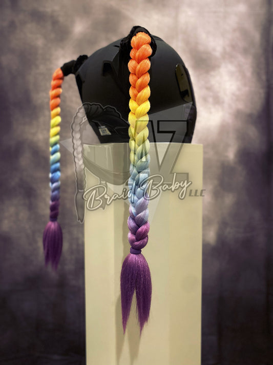 Rainbow Jumbo Braids