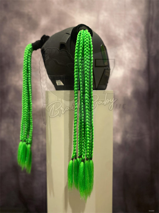 Slime Green Mini Braids